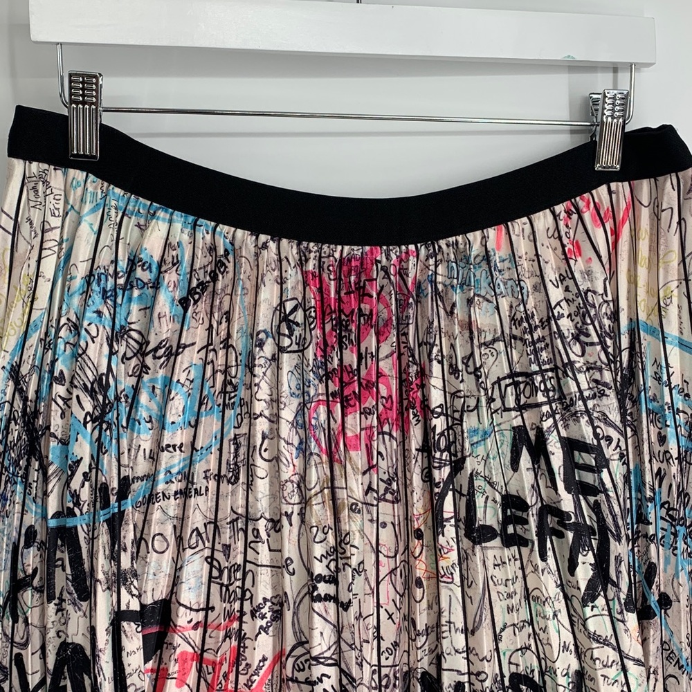 Sz 2X Vibrant Multicolor A-Line women’s Skirt used - Picture 9 of 17